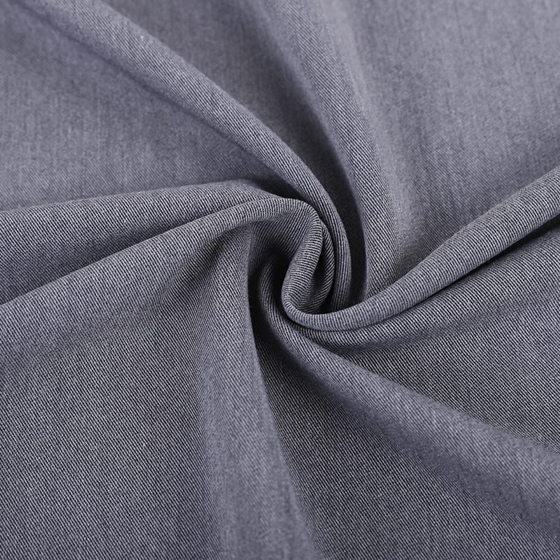 FX54444 Mataas na kabilis ng wrinkle resistant anti pilling poly viscose spandex twill tela para sa pantalon suit