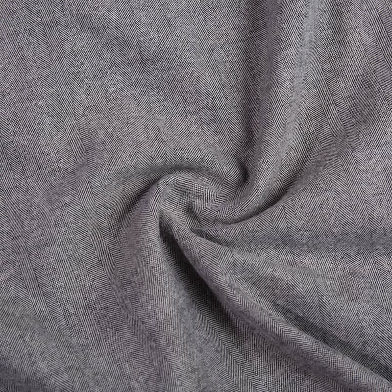 FX54869 Herringbone Disenyo Malakas na Timbang Poly Viscose Wool Cashmere Blend Fabric Para sa Suit